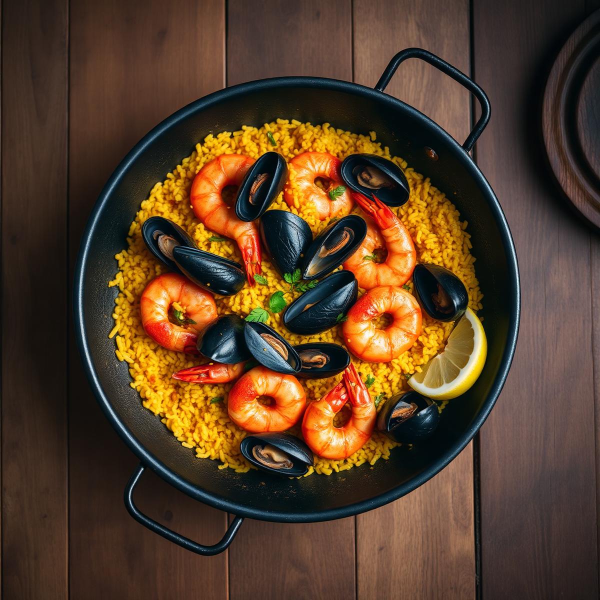 Paella de marisco